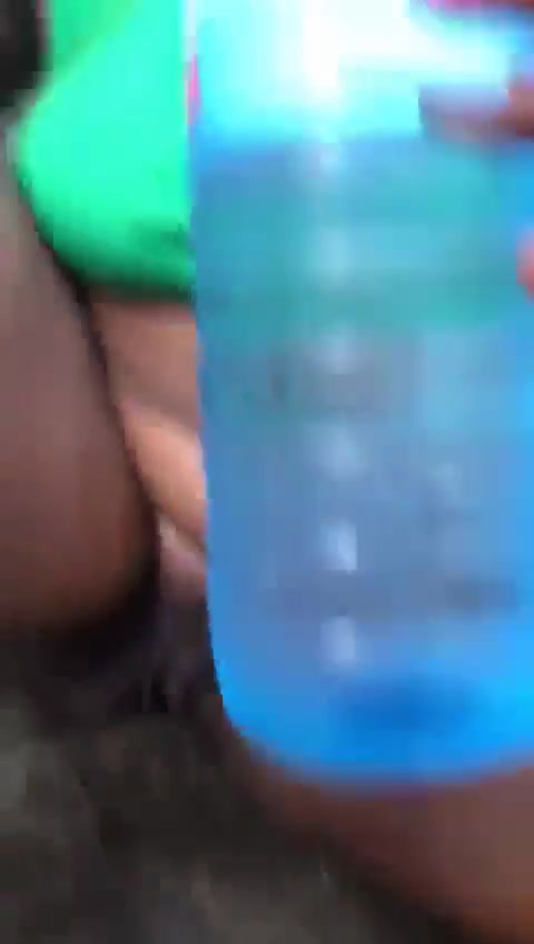 South African Magosha shows pussy to everyone