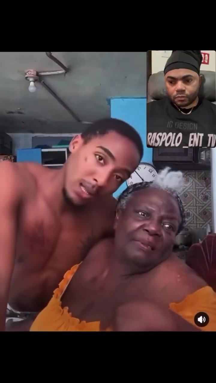 Grandma and grand son